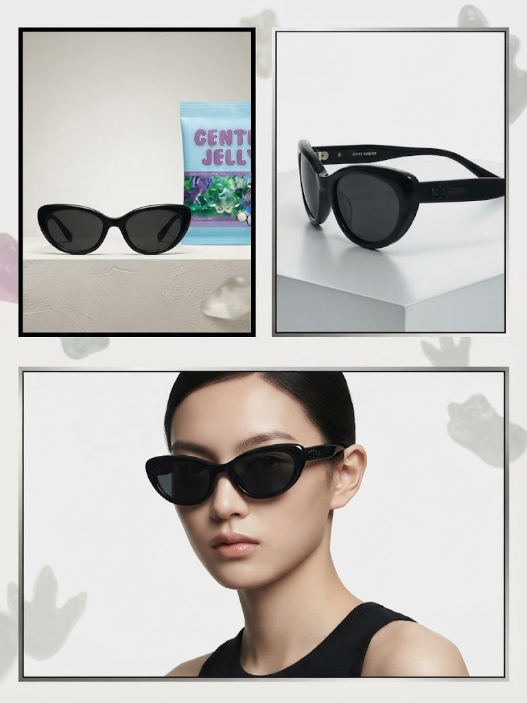 Gentle Monster Yummy MG1 Sunglasses – Gentle Jelly Collection, Black