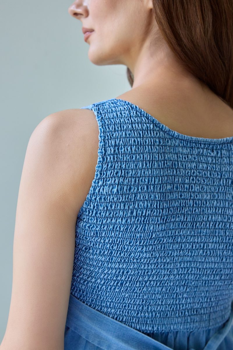 Denim Nursing Dress