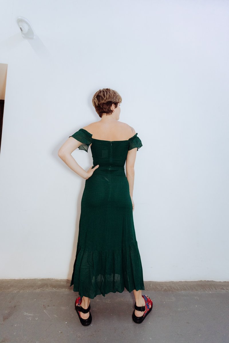 Forest Green Reformation Dress