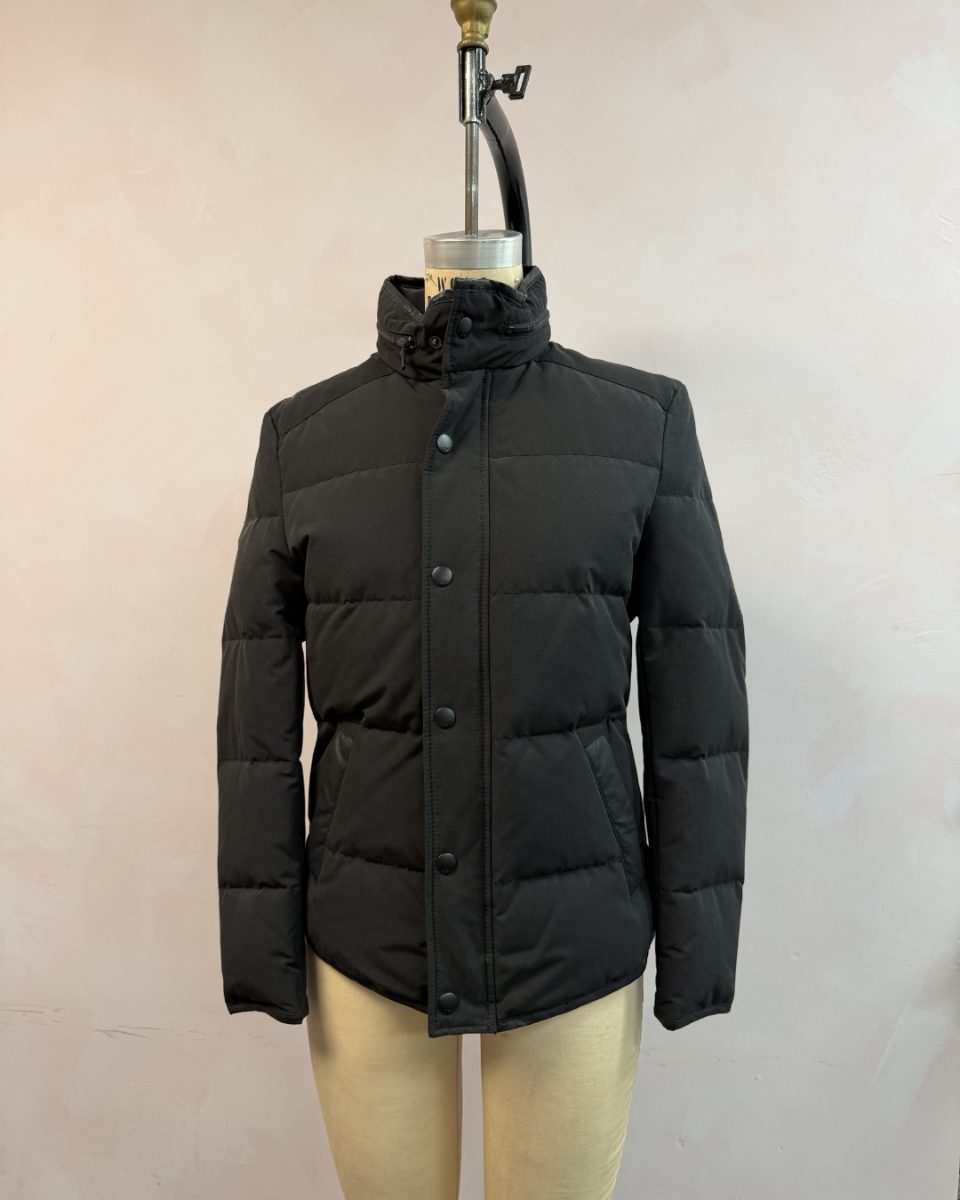 John Varvatos Black XS Down Jacket (Factory Sample)