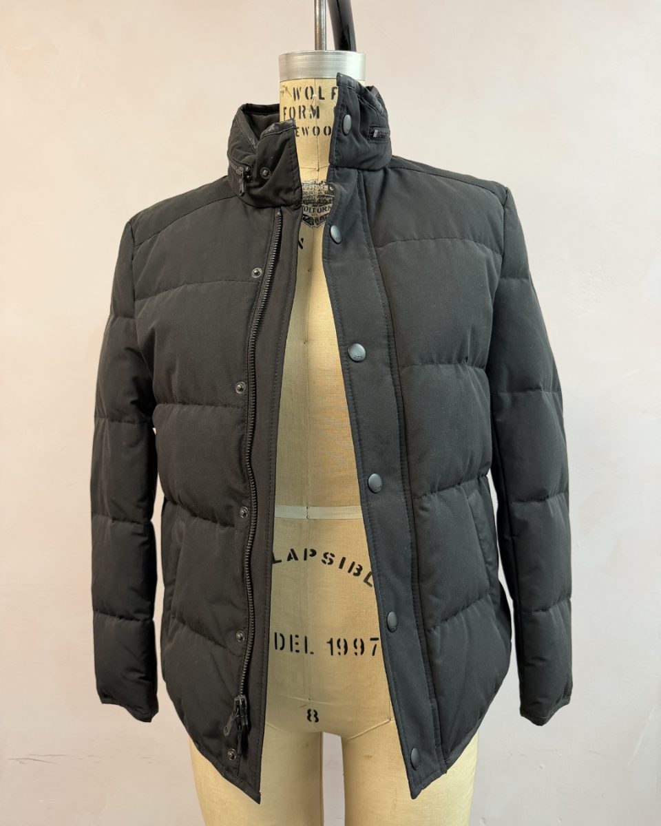 John Varvatos Black XS Down Jacket (Factory Sample)