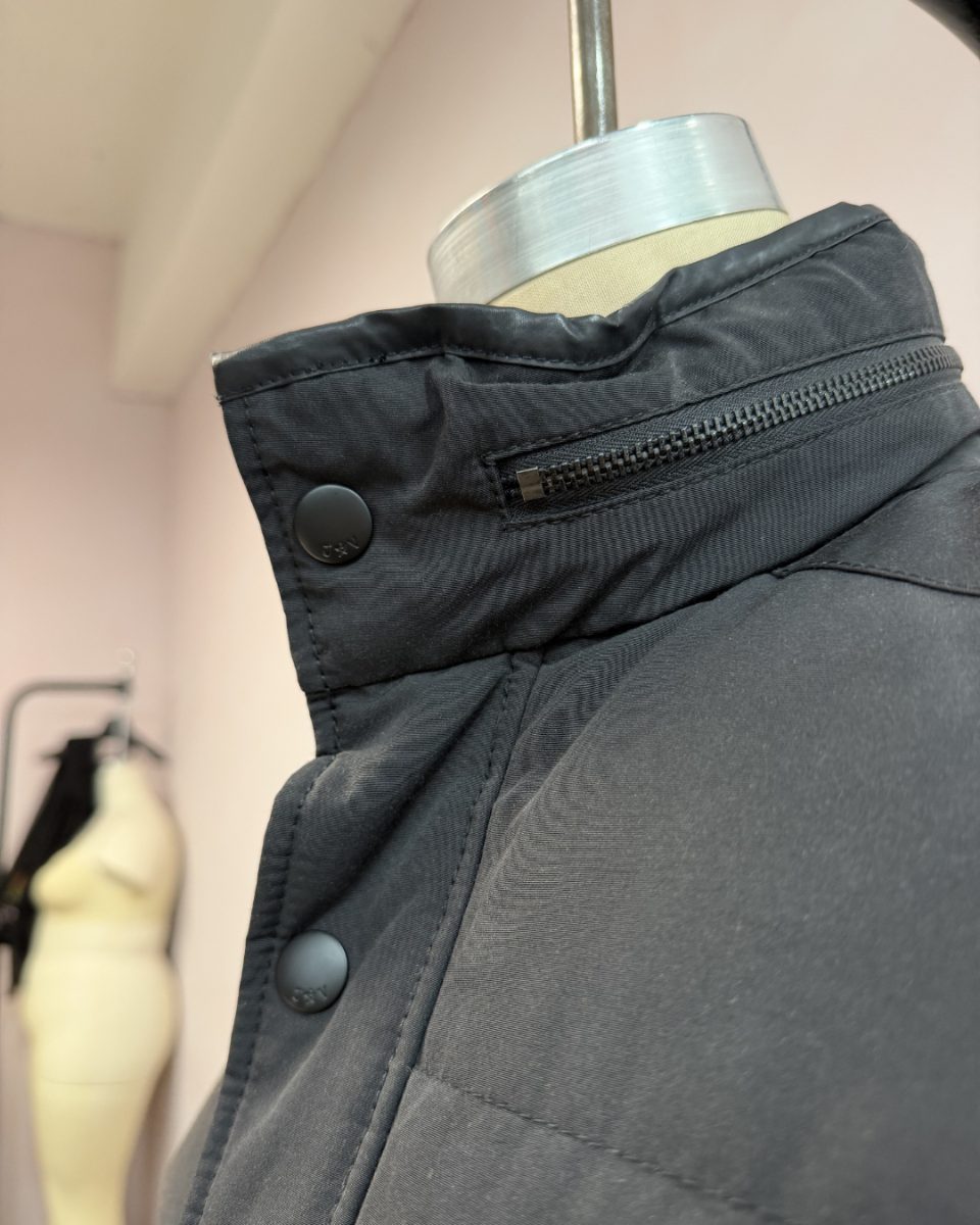 John Varvatos Black XS Down Jacket (Factory Sample)