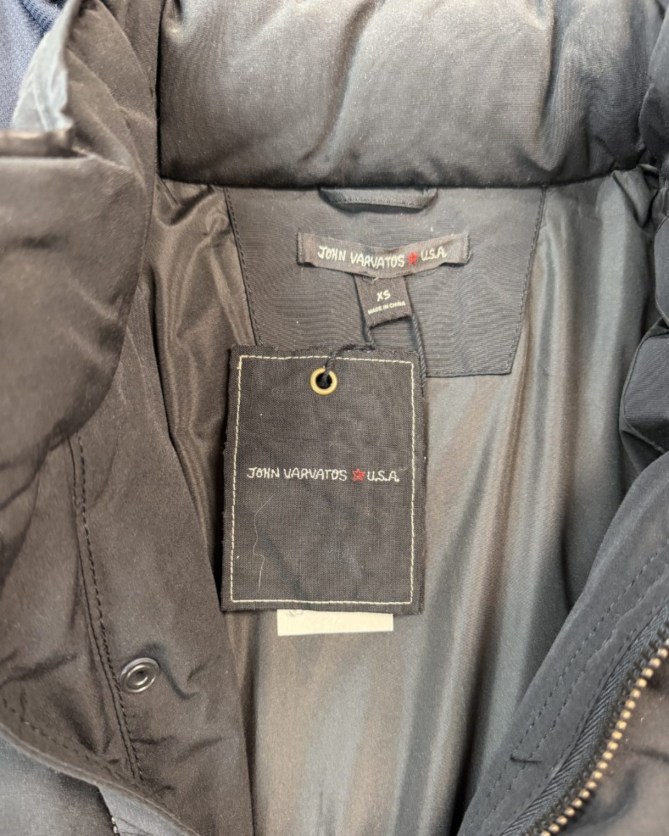 John Varvatos Black XS Down Jacket (Factory Sample)