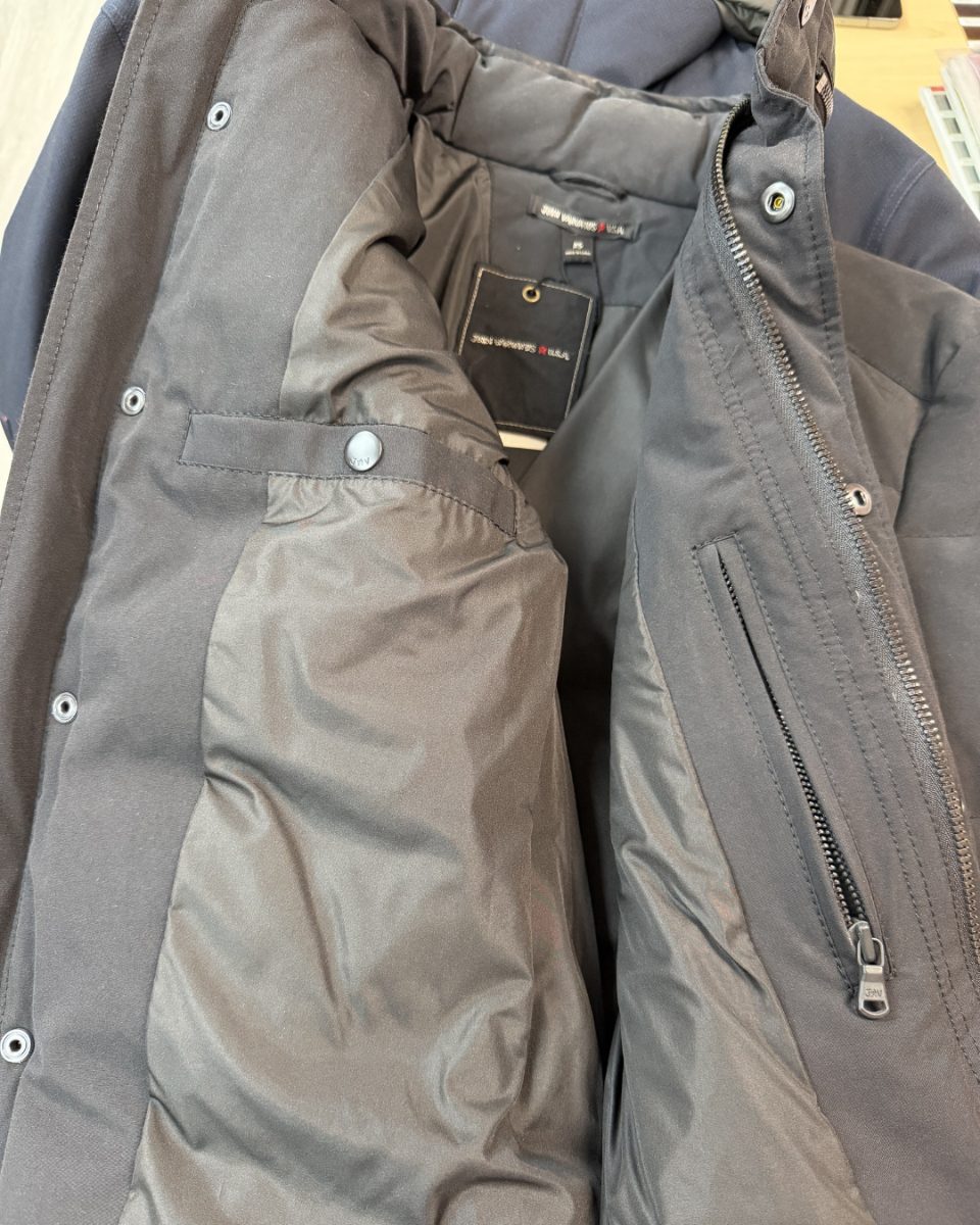 John Varvatos Black XS Down Jacket (Factory Sample)