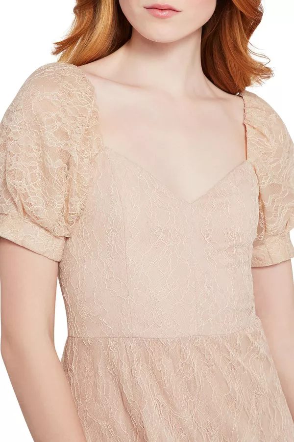 Alice + Olivia Nude Long Dress