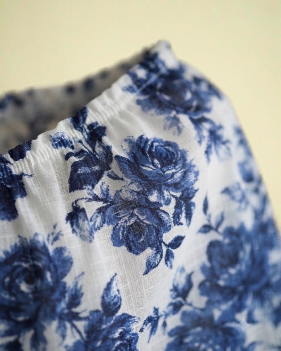 Alice + Olivia Blue Floral Top