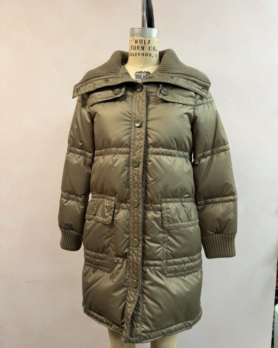 Marc Jacobs Green S Down Jacket (Factory Sample)