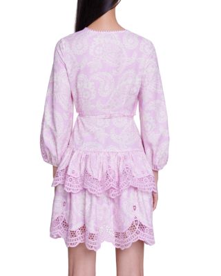 Riley Guipure Lace Trim Dress