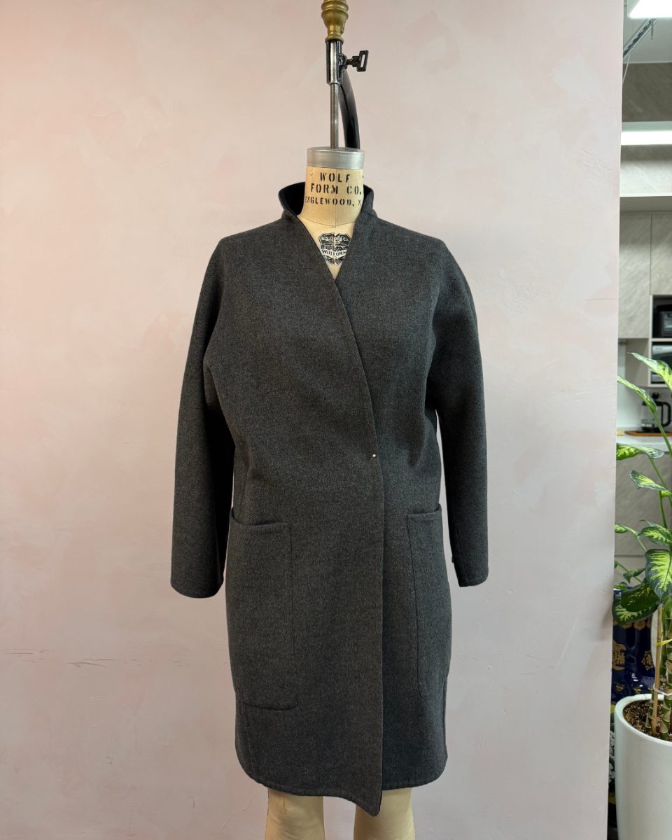 Reversible Navy and Gray Coat (Factory Sample)