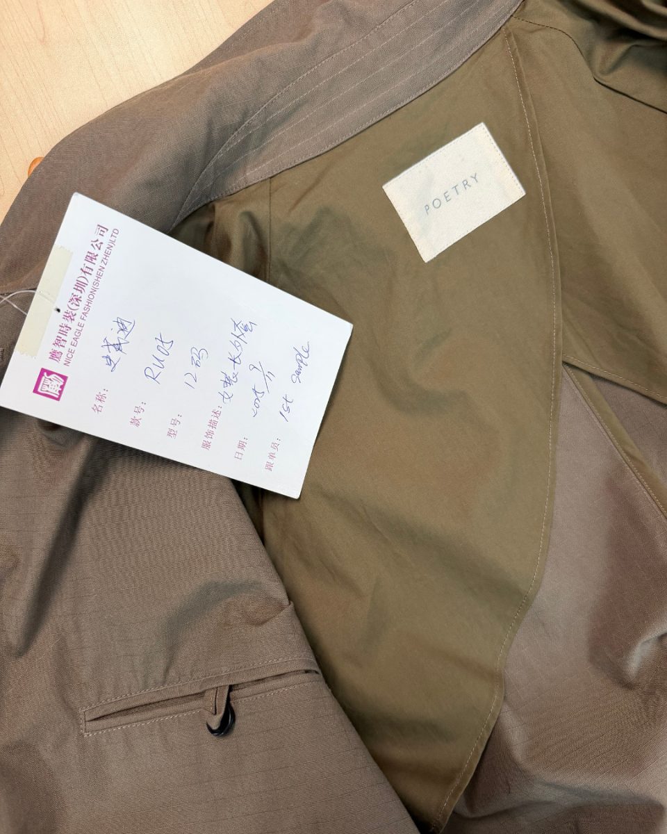 Poetry Green 12 Coat (Factory Sample)