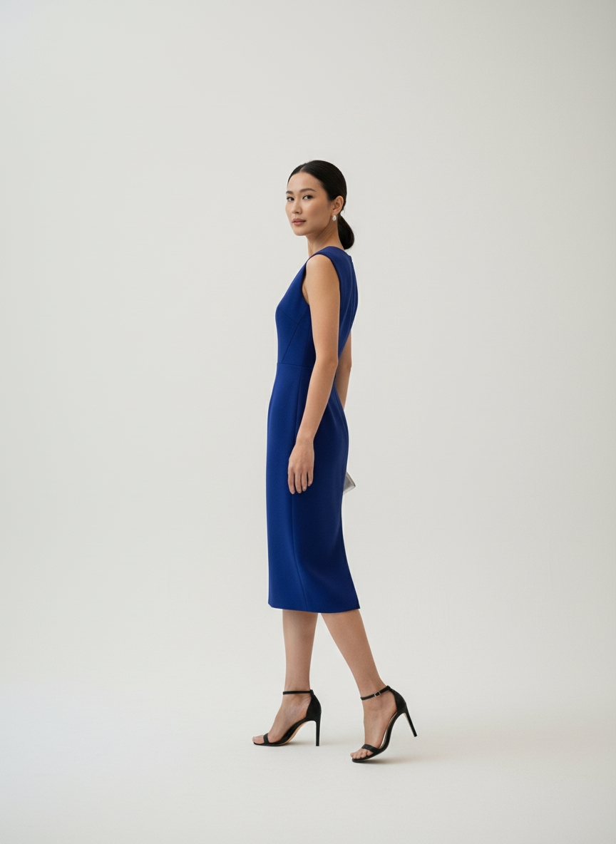 Victoria Beckham Purple Dress