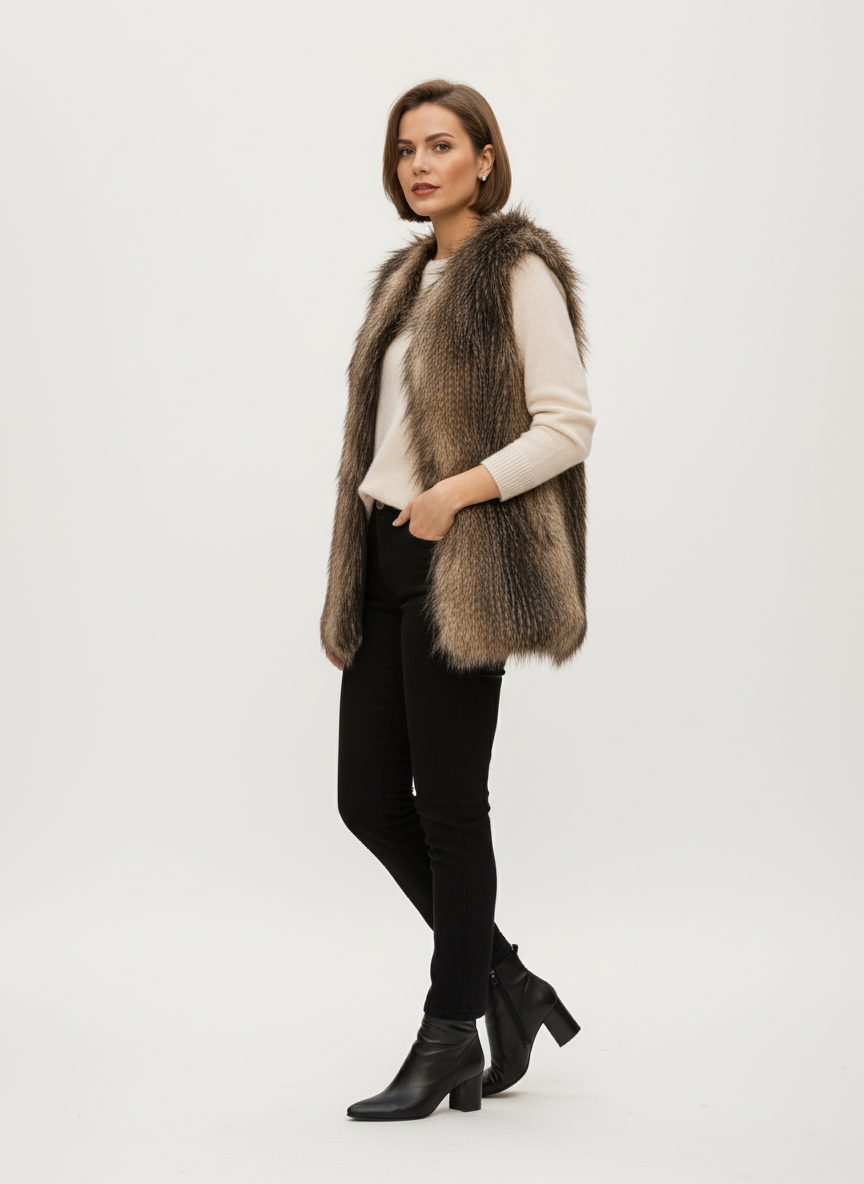 Via Spiga Fur Gilet