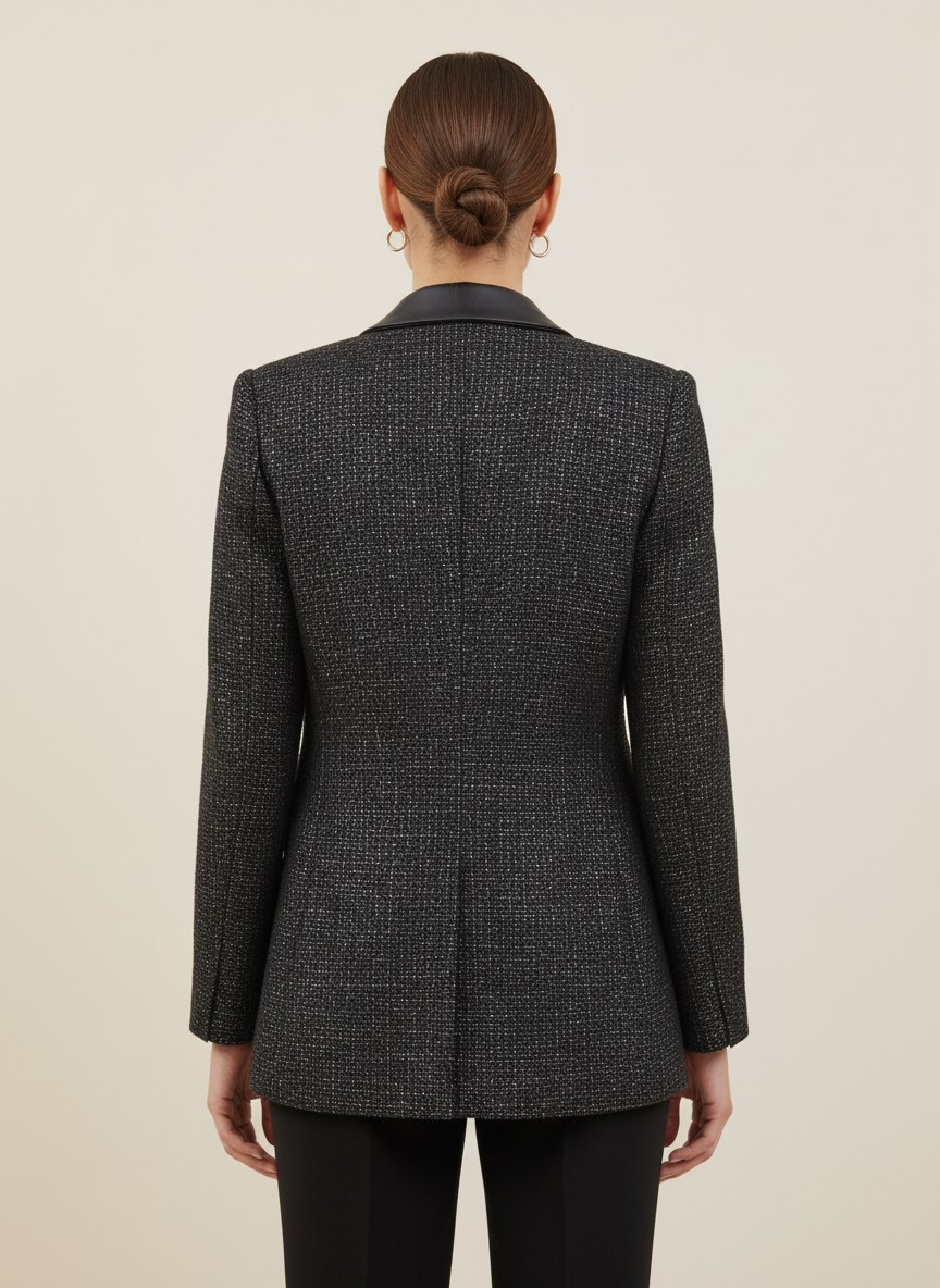 Tweed Black Blazer