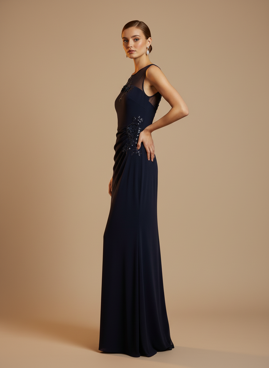 Lipsy London Blue Long Dress