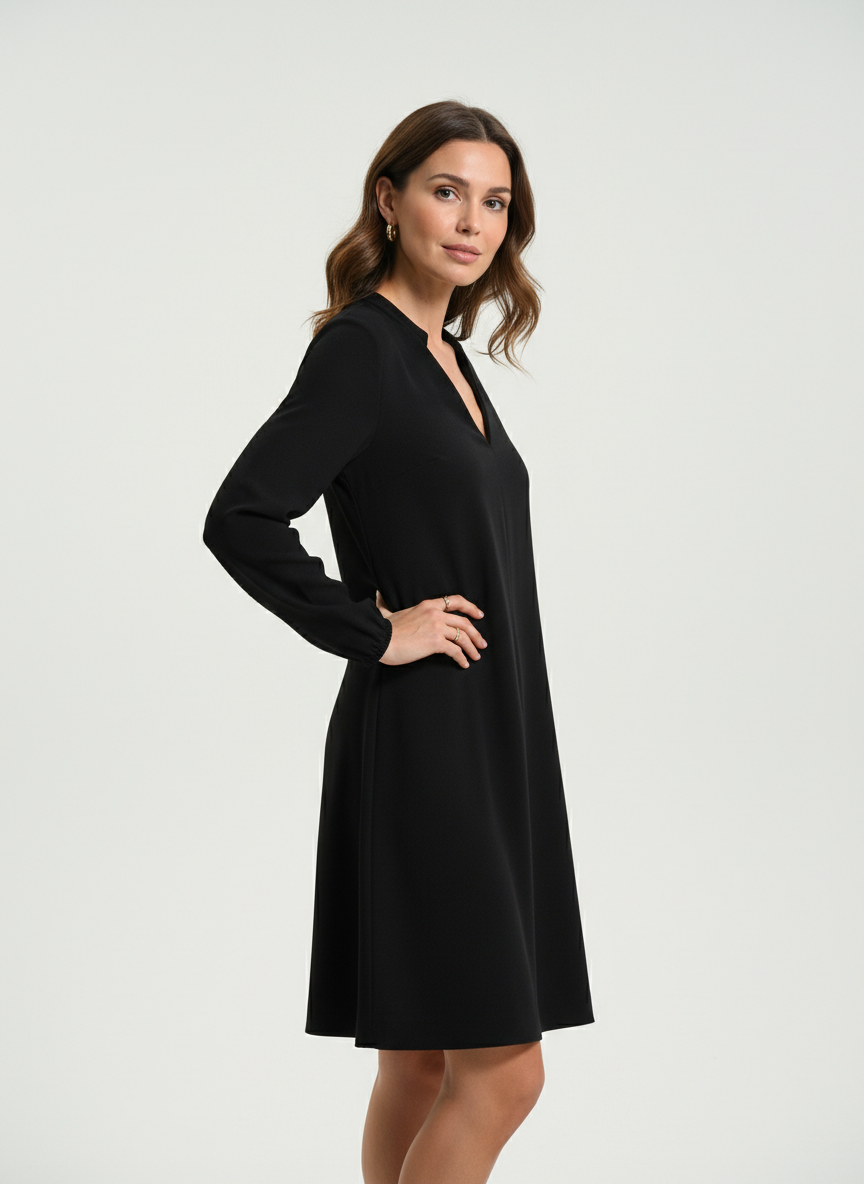 Midi Black Dress