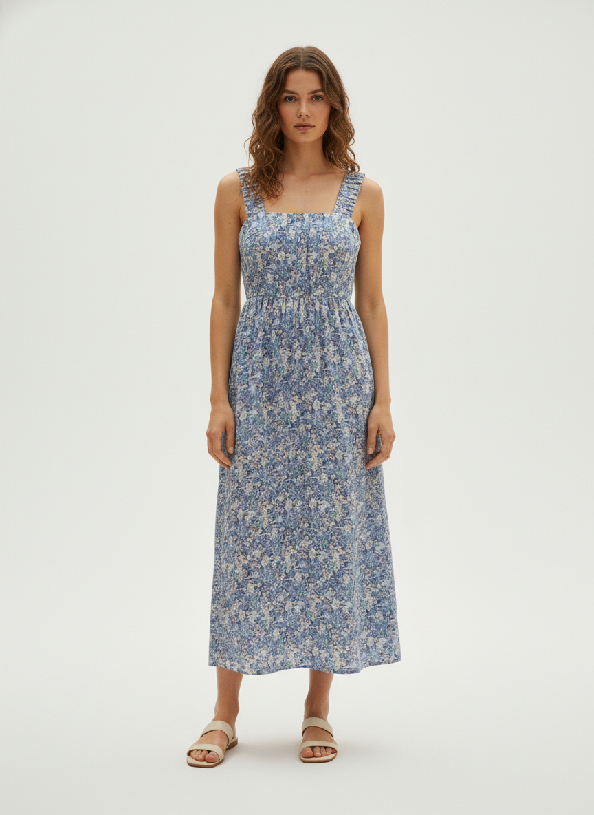 Floral Purple Dress