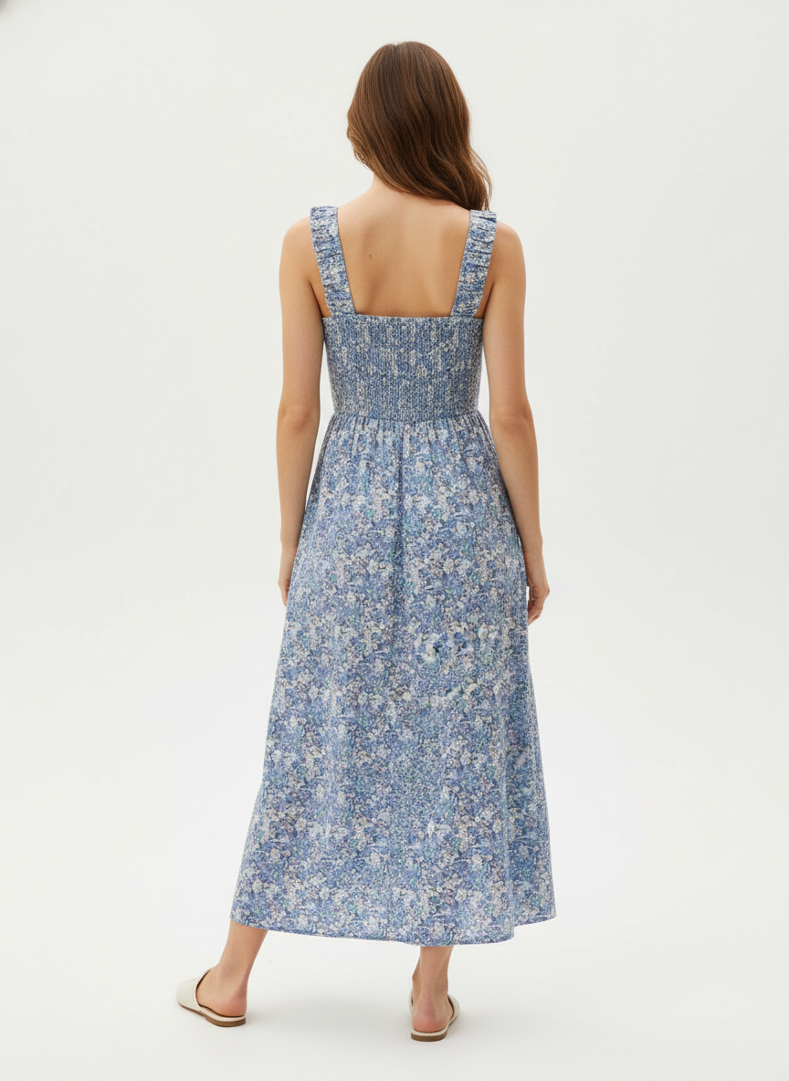 Floral Purple Dress