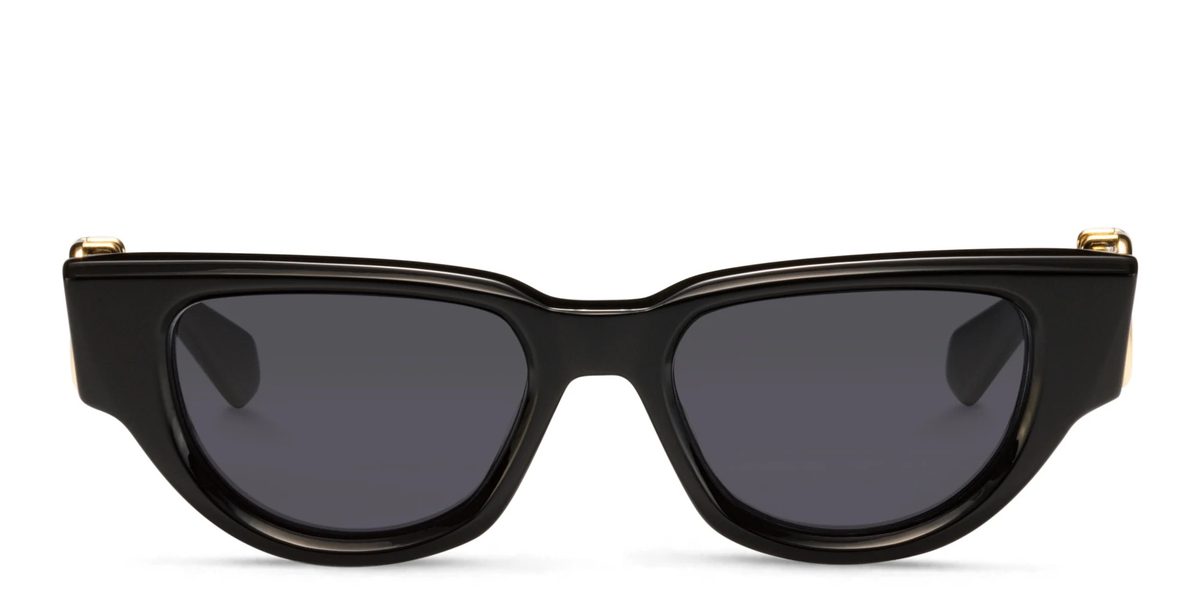 Valentino V-Due Cat-Eye Sunglasses – Black/Gold (VLS-103A)