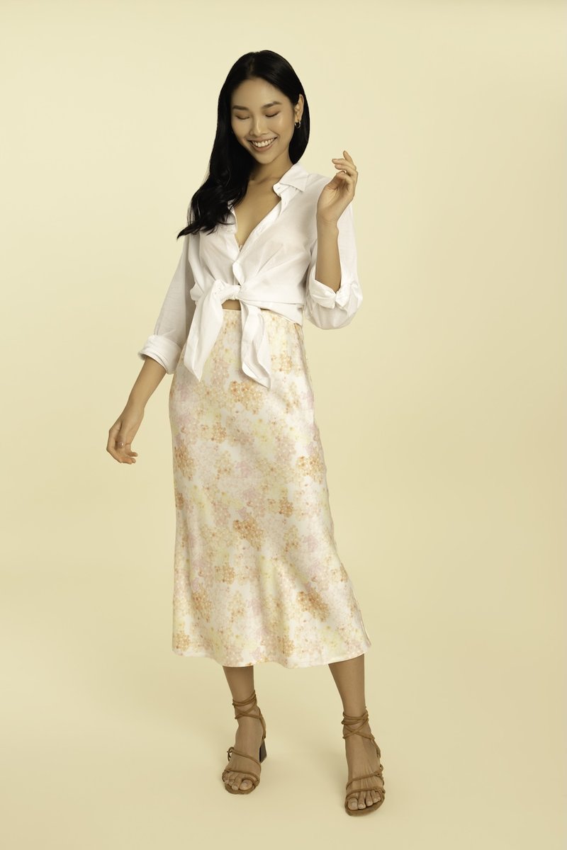 Olivia Slip Skirt SAKURA Print