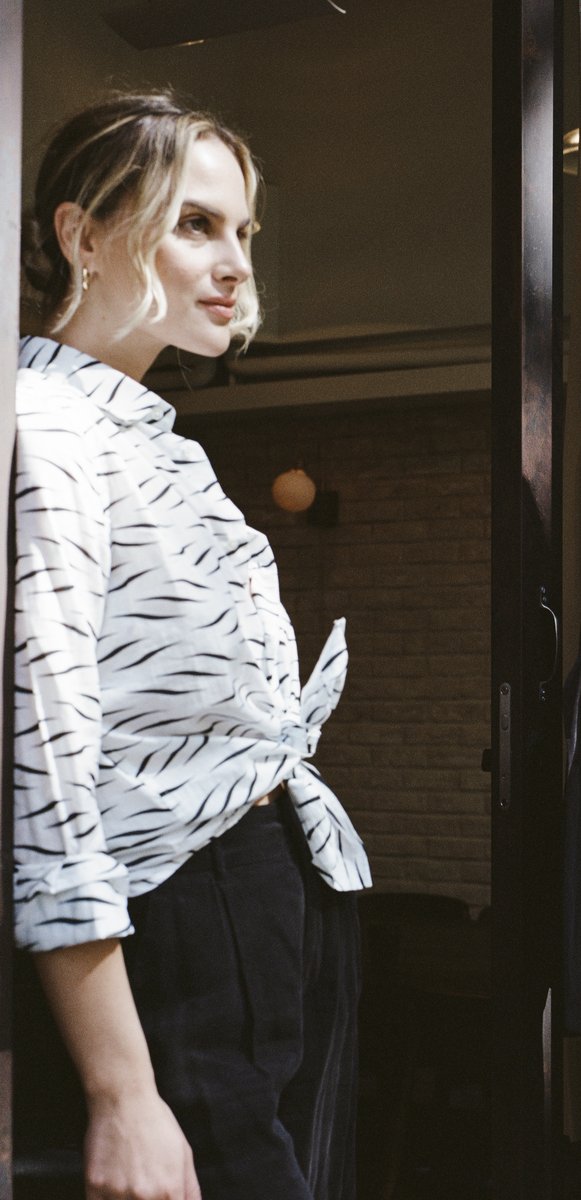 Avery Button Down - Lines White