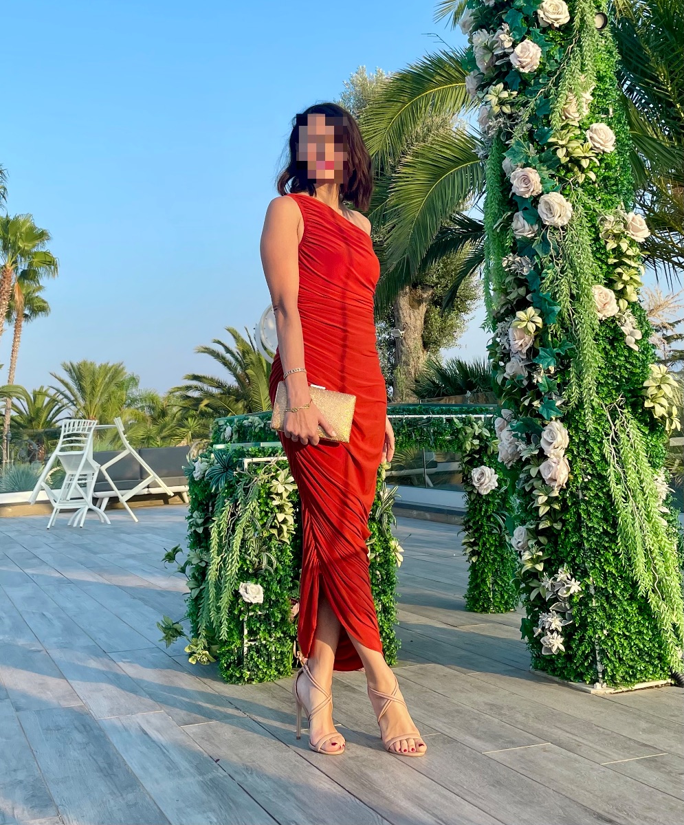 Diana Gown in Cinnamon - Norma Kamali
