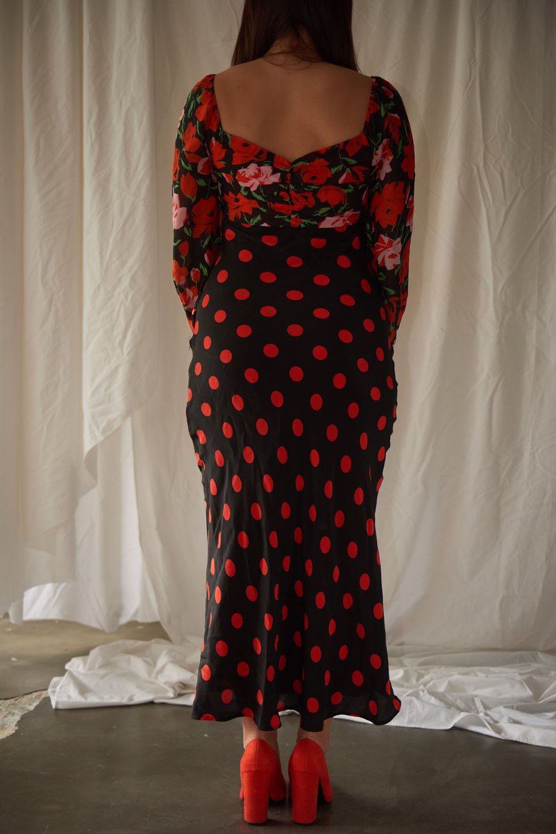 Josephine Rose and Polka Dot Dress