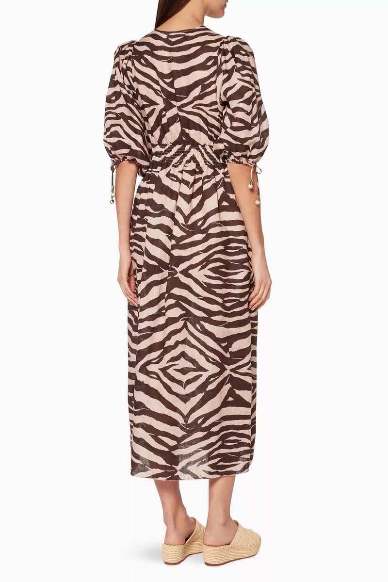 Zimmermann Puff Sleeved Dress