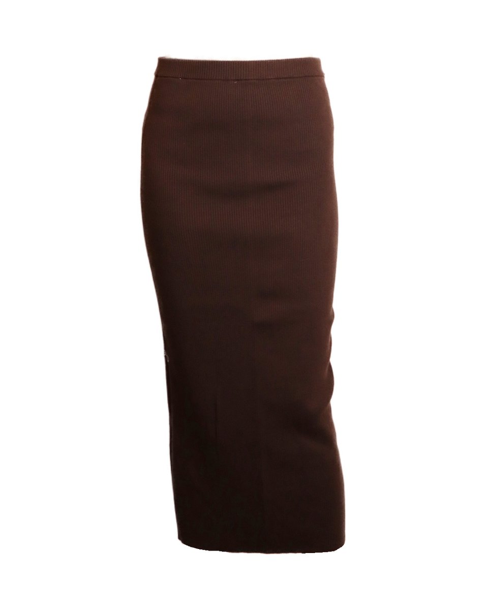 Parallel 51 Brown Knit Skirt