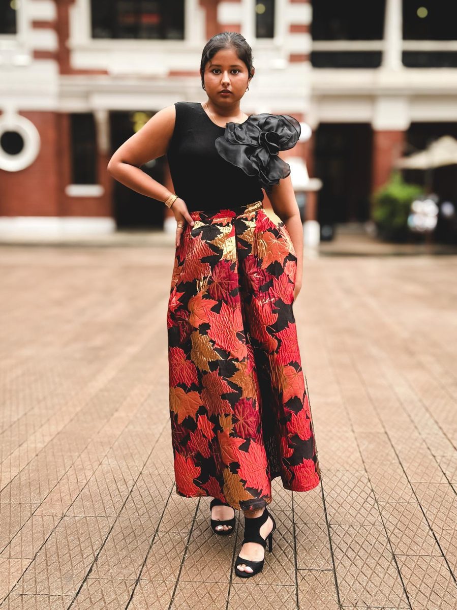 SAN FRANCISCO SKIRT LONG LENGTH READ LEAF