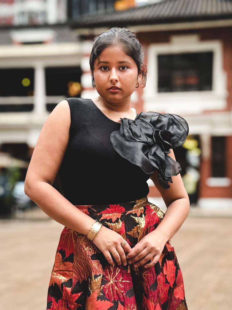 SAN FRANCISCO SKIRT LONG LENGTH READ LEAF