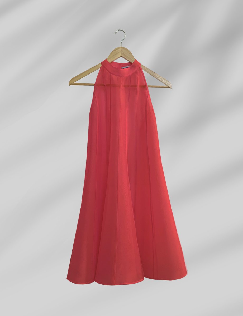 ORGANZA FLARE DRESS