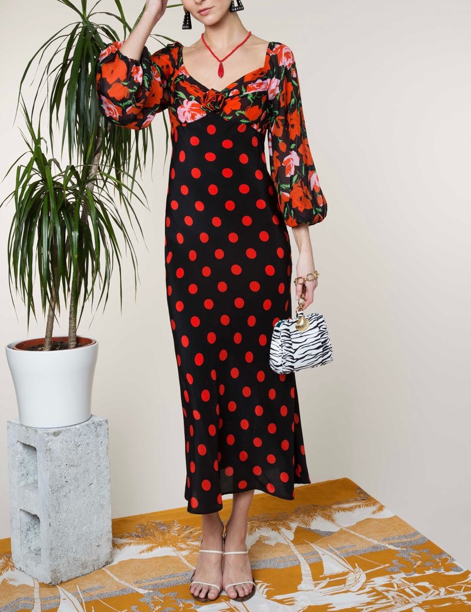 Josephine Rose and Polka Dot Dress