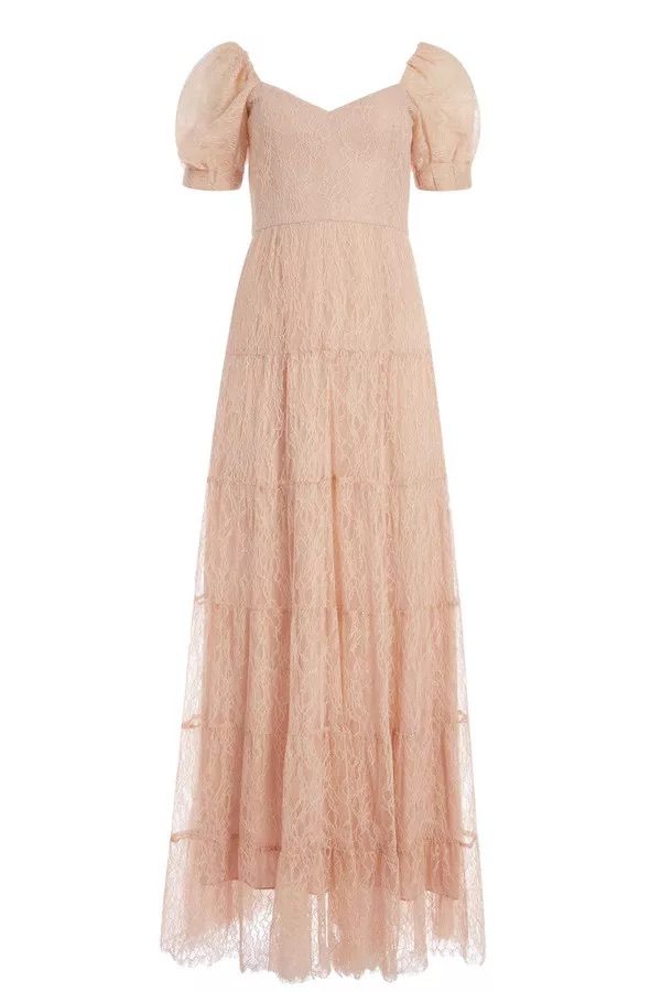 Alice + Olivia Nude Long Dress