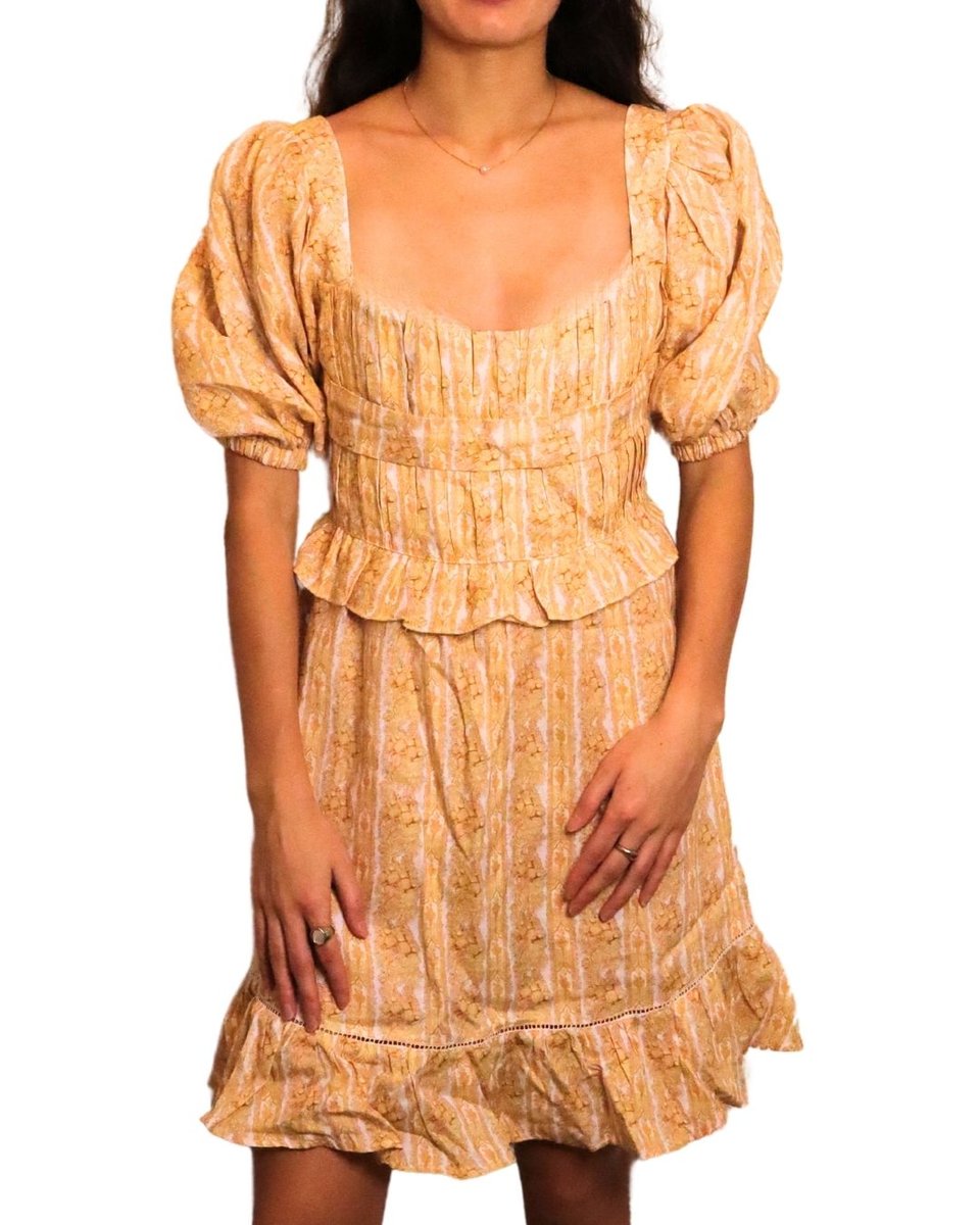 Lug Von Siga Short Orange Dress