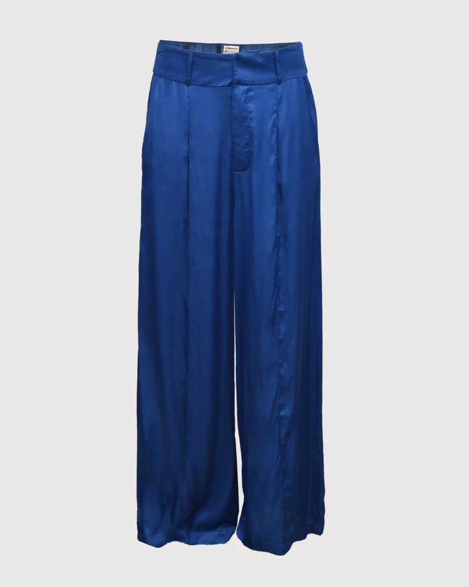 High-Waisted Suit Pants - L