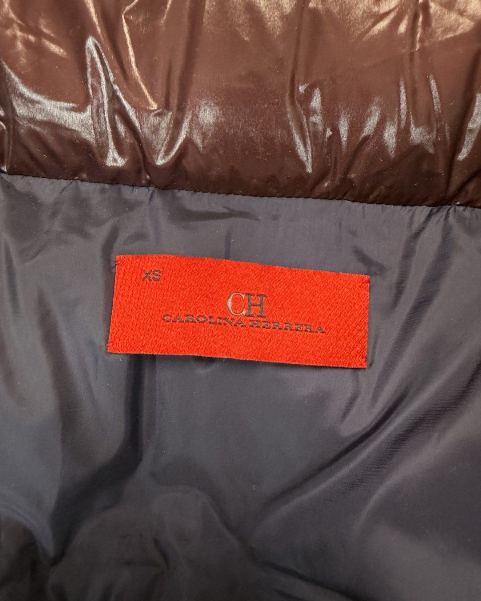 Carolina Herrera Brown XS Down Jacket (Factory Sample)