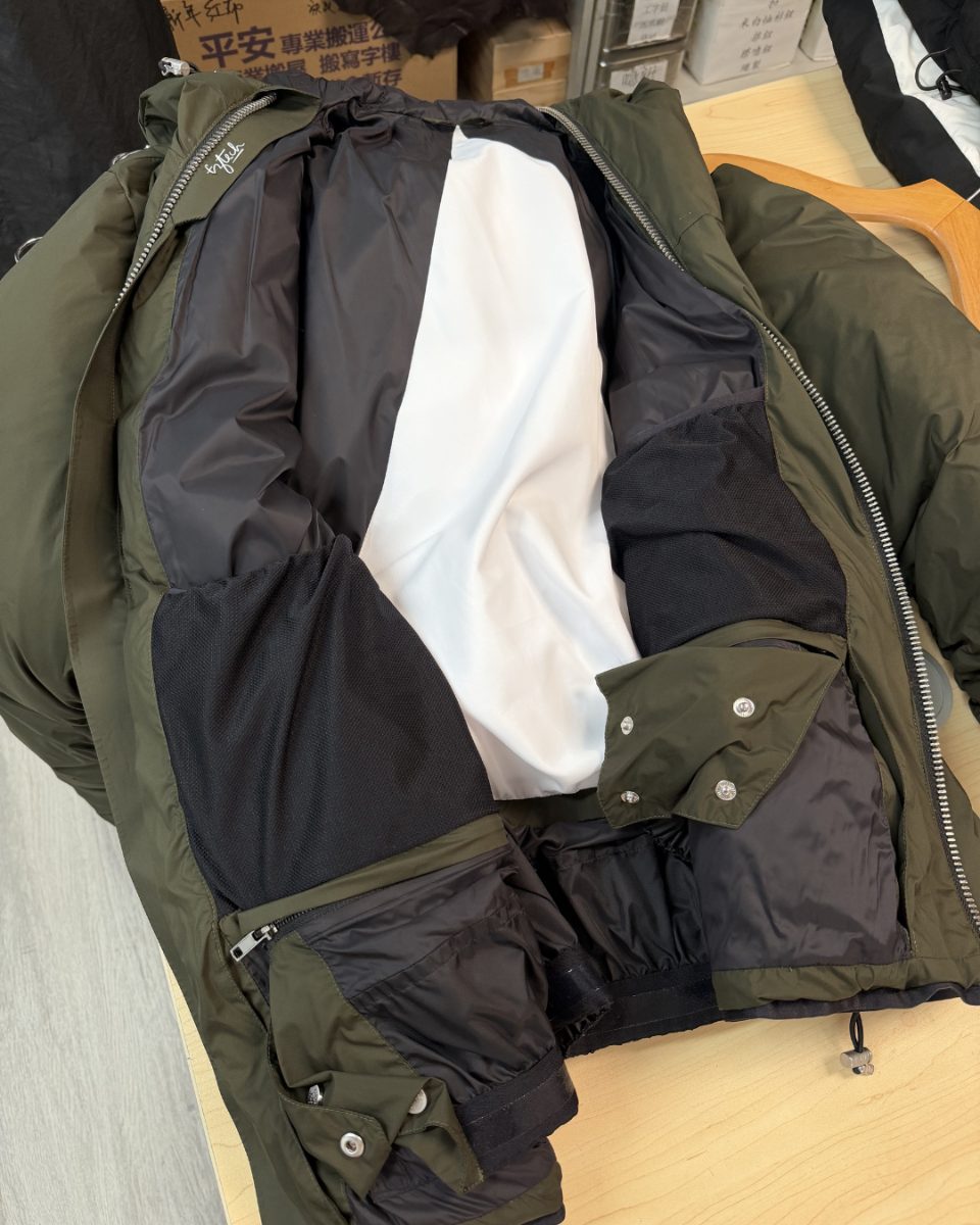 Aztech Green Down Jacket (Factory Sample)