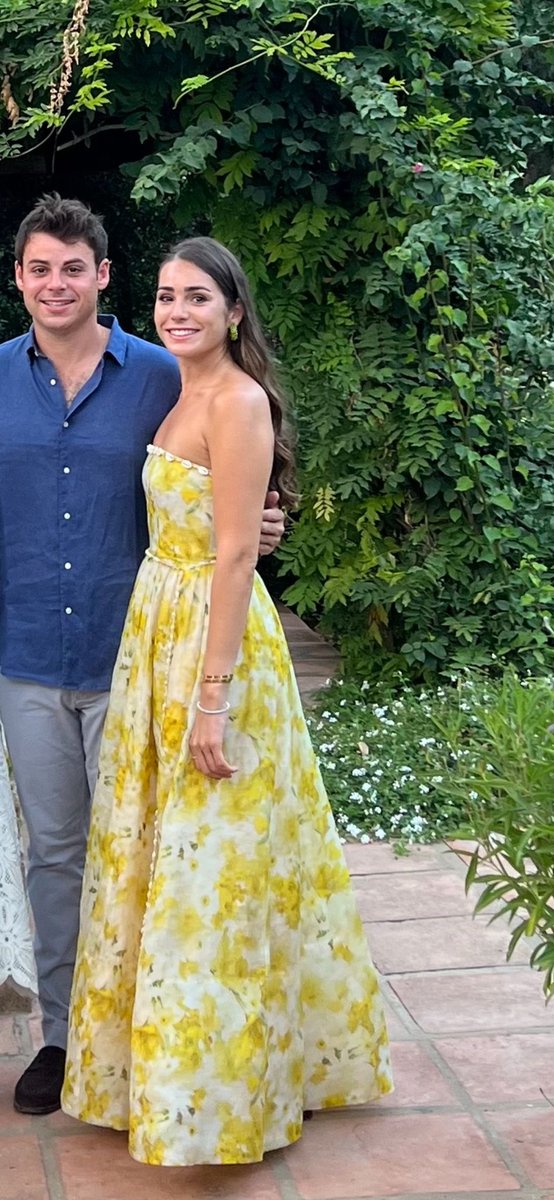 Zimmerman Yellow Strapless Long Dress
