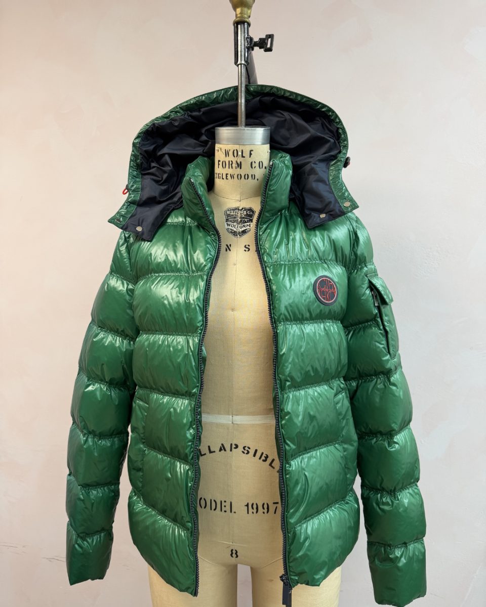 Carolina Herrera Green M Down Jacket (Factory Sample)