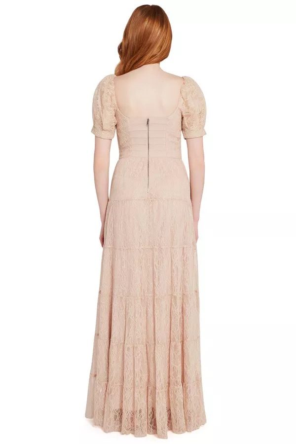 Alice + Olivia Nude Long Dress