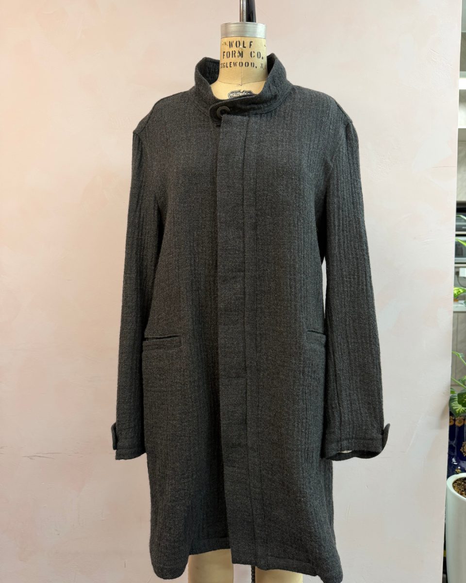 John Varvatos Gray 50 Coat (Factory Sample)