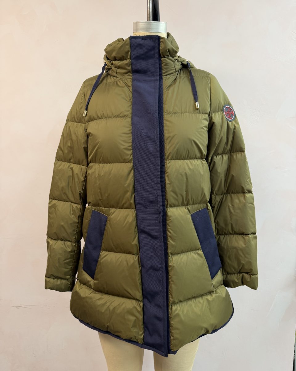 Carolina Herrera Green XS Down Jacket (Factory Sample)
