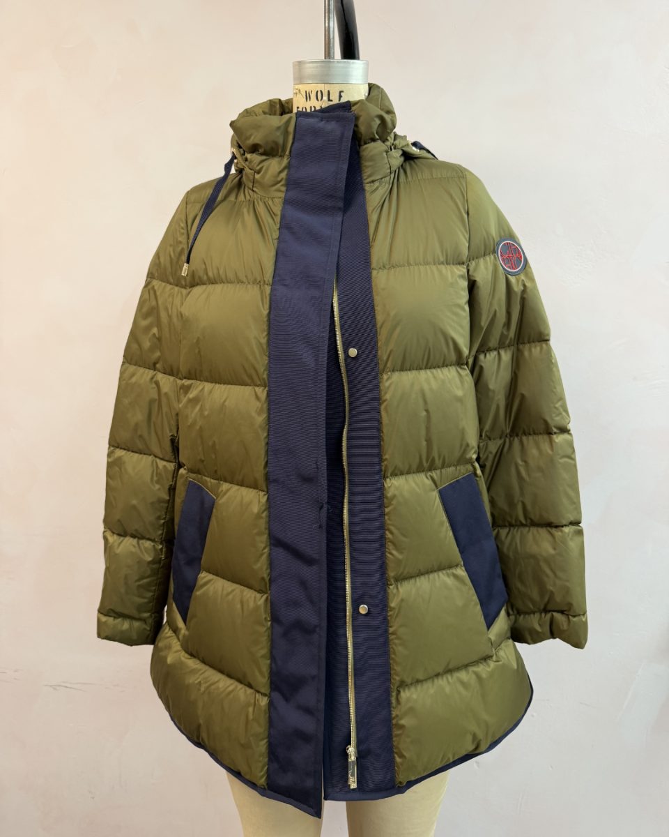 Carolina Herrera Green XS Down Jacket (Factory Sample)