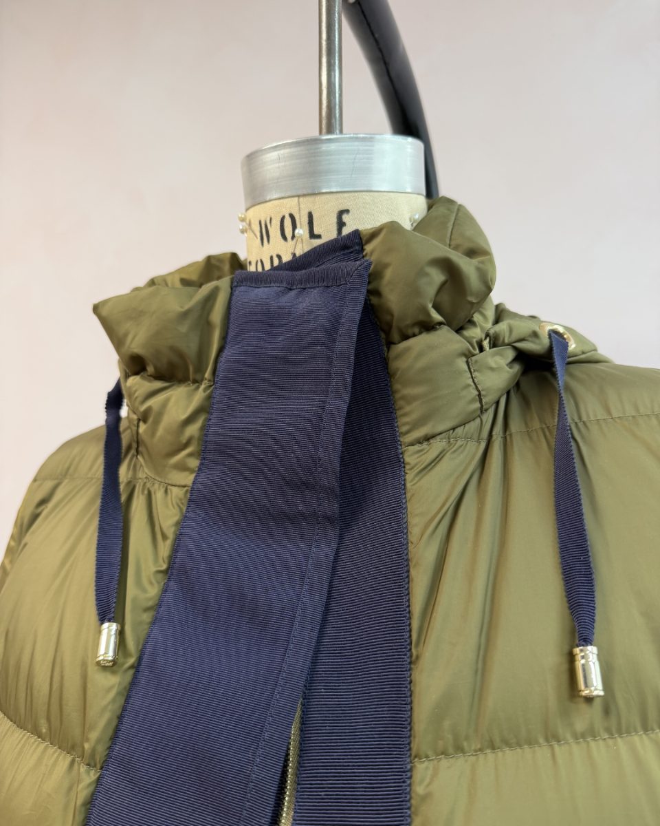 Carolina Herrera Green XS Down Jacket (Factory Sample)