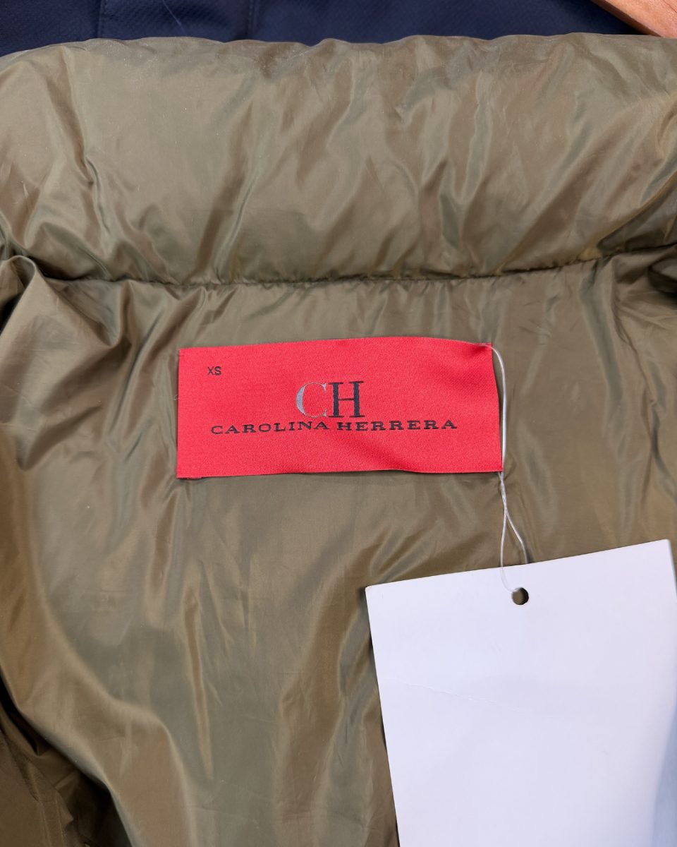 Carolina Herrera Green XS Down Jacket (Factory Sample)