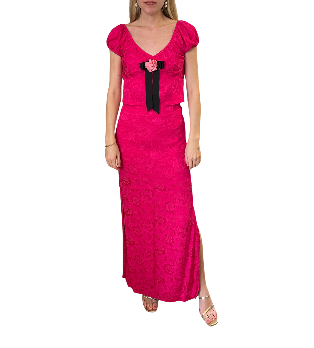 Staud Pink Two Piece Skirt