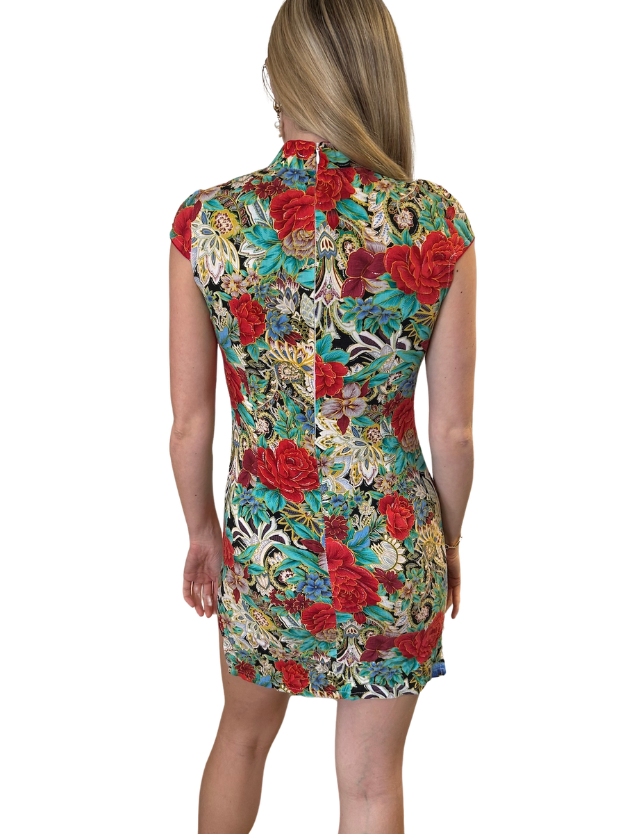 Cheongsam Floral Dress