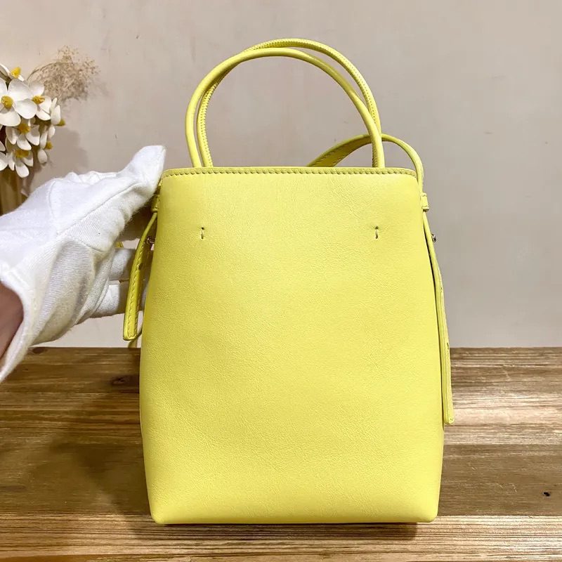 Chloé Sense Micro Tote Bag – Bright Yellow Leather