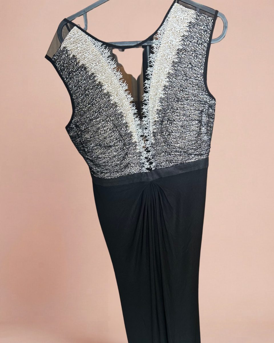 Gavin C Miguel Black Detail Dress