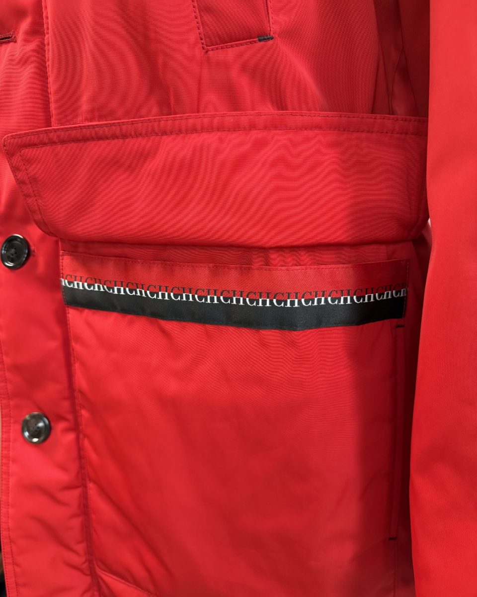 Carolina Herrera Red M Down Jacket (Factory Sample)